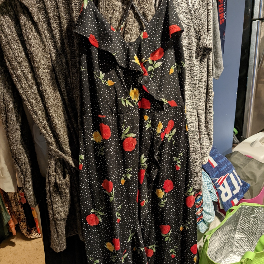 Floral Polka Dot Dress